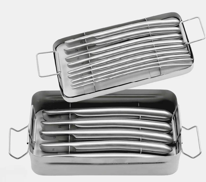 [HDG-18971-14-ss] HEGAR juego de dilatadores 14 unidades estuche metálico