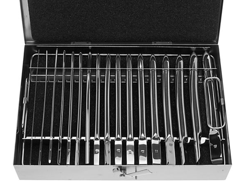 [HDG-18972-26-ss] HEGAR juego de dilatadores 26 unidades estuche metálico