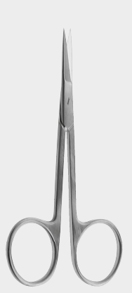 [CS-19525-10-ss] Tijeras para cutículas 10 cm str.