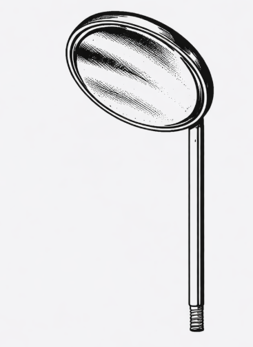 [MMF-19831-24-ss] Espejo bucal. magnificar. tamaño 5 = 24 mm
