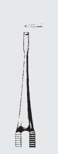 Instrumento de corte NEGRO fg.86