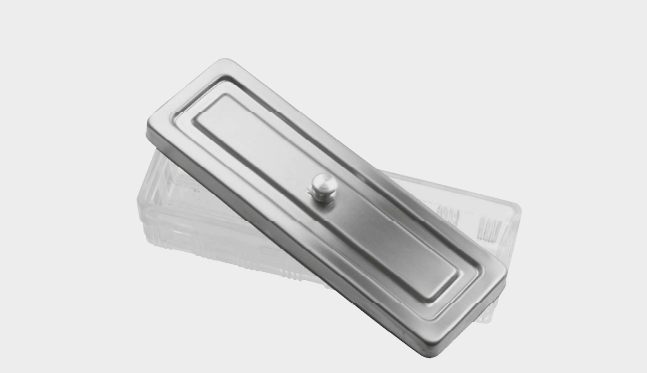 [GBC-20985-22-ss] Caja de vidrio con tapa de 18/8 pulgadas, 220 x 100 x 50 cm
