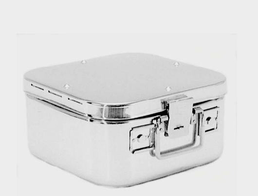 [CS-21404-26-ss] Contenedor de acero 30x30x26cm