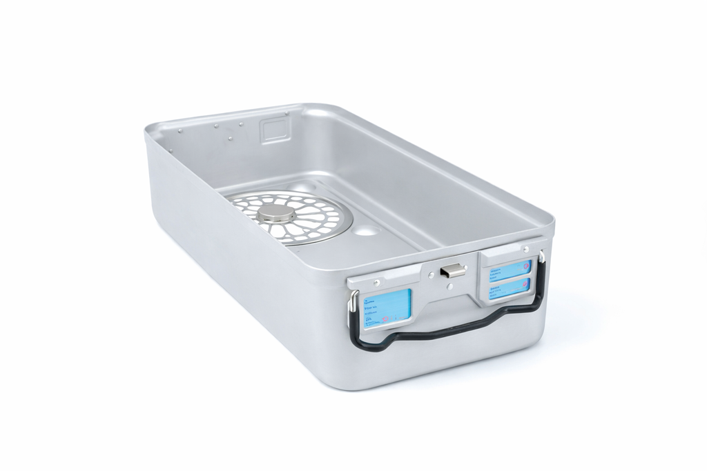 [CBJ-21757-12-ss] Cuerpo del contenedor de aluminio plateado