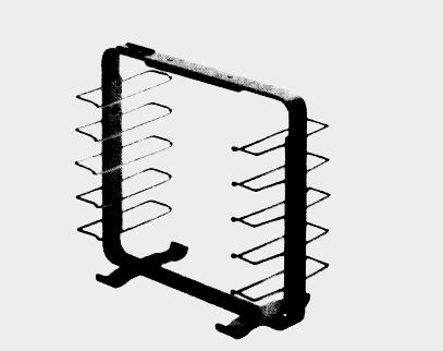 Rack portátil para mini contenedores